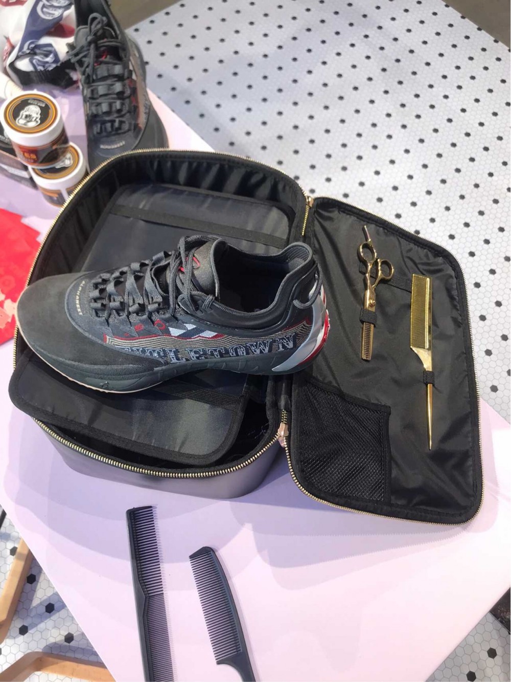 Anta Gordon Hayward GH1 "BARBER SHOP" 2020 Spring Basketball Sneakers China&Sport Anta Gordon Hayward GH1 "BARBER SHOP" 2020 Spring Basketball Sneakers -shooos shop 112011103 4