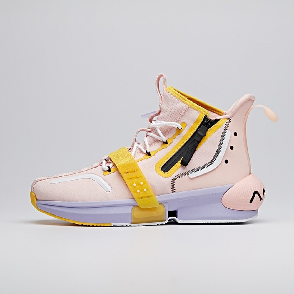 China&Sport 2020 Dragon Ball Super "Majin Buu" Lovers Anta Basketball Culture Sneakers - Pink/Yellow/Black 1 China&Sport 2020 Dragon Ball Super "Majin Buu" Lovers Anta Basketball Culture Sneakers - Pink/Yellow/Black