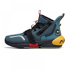 China&Sport 2020 Dragon Ball Super "Trunks" Lovers Anta Basketball Culture Sneakers - Deep Blue/Yellow/Red/Black -shooos shop 112011619 7 1 1