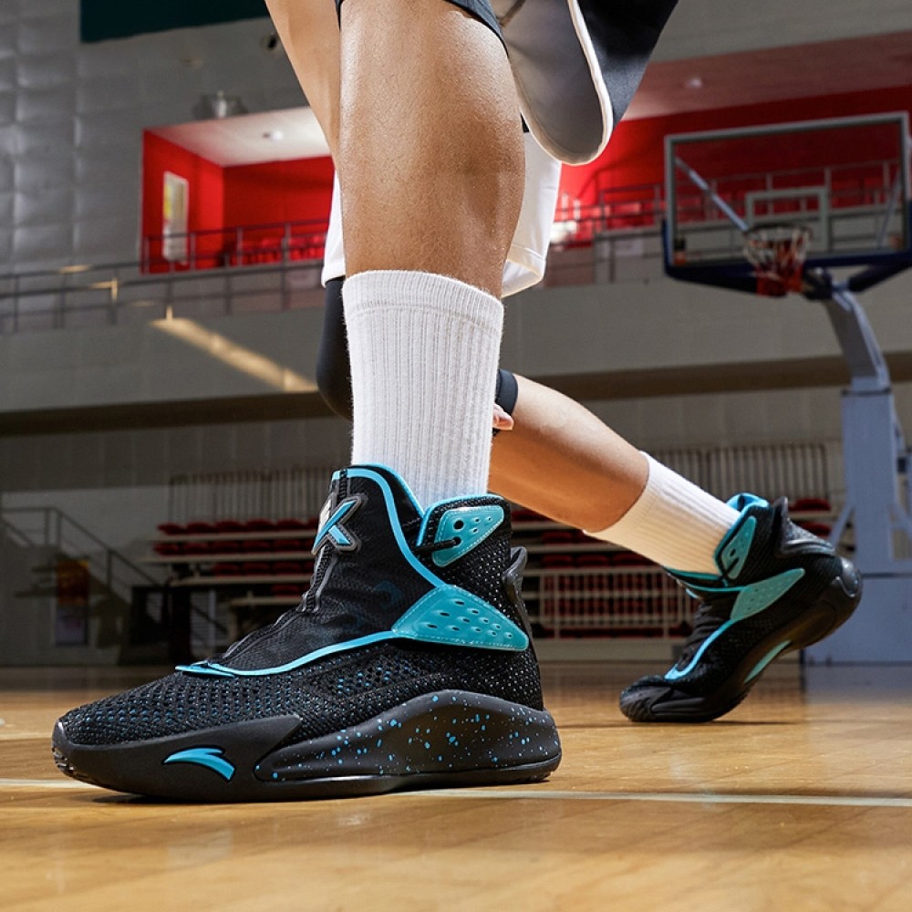 Anta KT5 Klay Thompson 'Away' Men's Basketball Sneakers - Black/Blue China&Sport Anta KT5 Klay Thompson 'Away' Men's Basketball Sneakers - Black/Blue -shooos shop 112021101 2 1