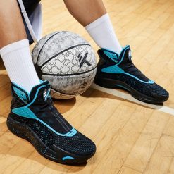 China&Sport Anta KT5 Klay Thompson 'Away' Men's Basketball Sneakers - Black/Blue 4 China&Sport Anta KT5 Klay Thompson 'Away' Men's Basketball Sneakers - Black/Blue -shooos shop 112021101 2 3