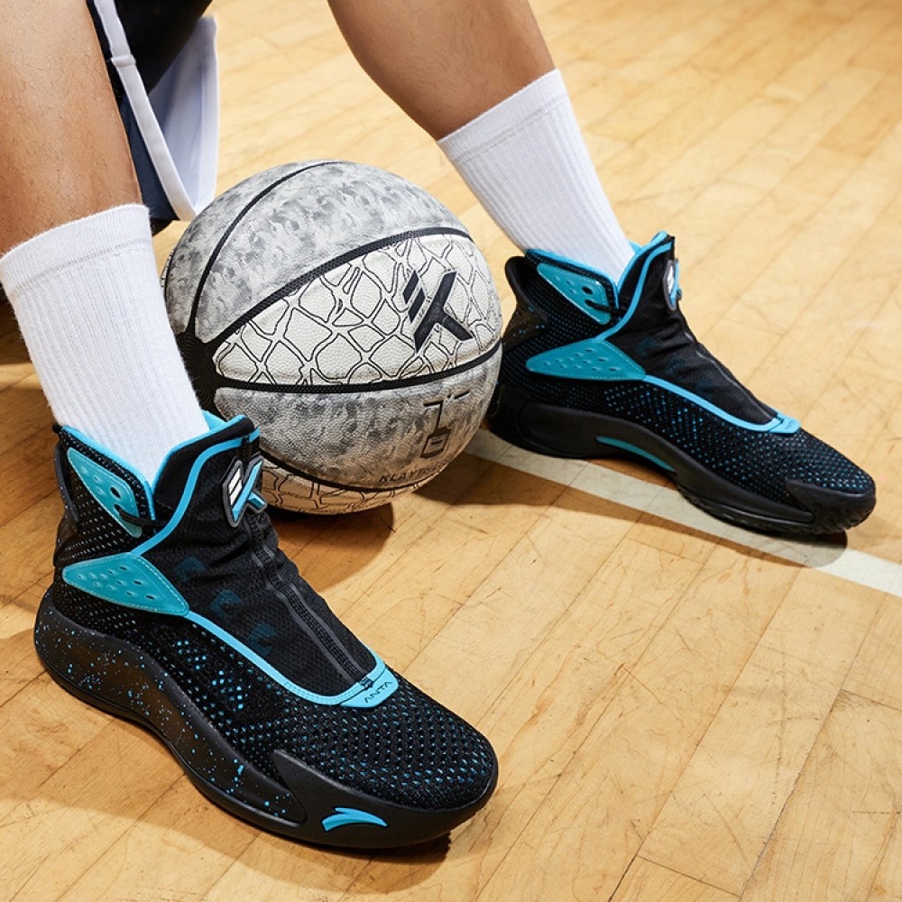 Anta KT5 Klay Thompson 'Away' Men's Basketball Sneakers - Black/Blue China&Sport Anta KT5 Klay Thompson 'Away' Men's Basketball Sneakers - Black/Blue -shooos shop 112021101 2 3