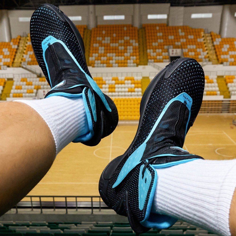 Anta KT5 Klay Thompson 'Away' Men's Basketball Sneakers - Black/Blue China&Sport Anta KT5 Klay Thompson 'Away' Men's Basketball Sneakers - Black/Blue -shooos shop 112021101 2 4