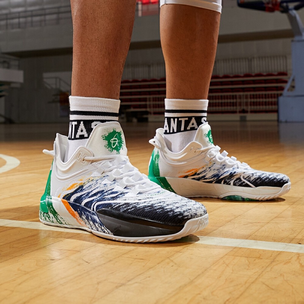 Anta x Gordon Hayward GH1 Birthday Low Basketball Sneakers - White/Black/Blue China&Sport Anta X Gordon Hayward GH1 Birthday Low Basketball Sneakers - White/Black/Blue -shooos shop 112021103 2