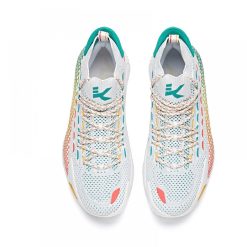 China&Sport Anta KT5 Klay Thompson "Have Fun" Low Basketball Sneakers - White/Green -shooos shop 112031102 1 3