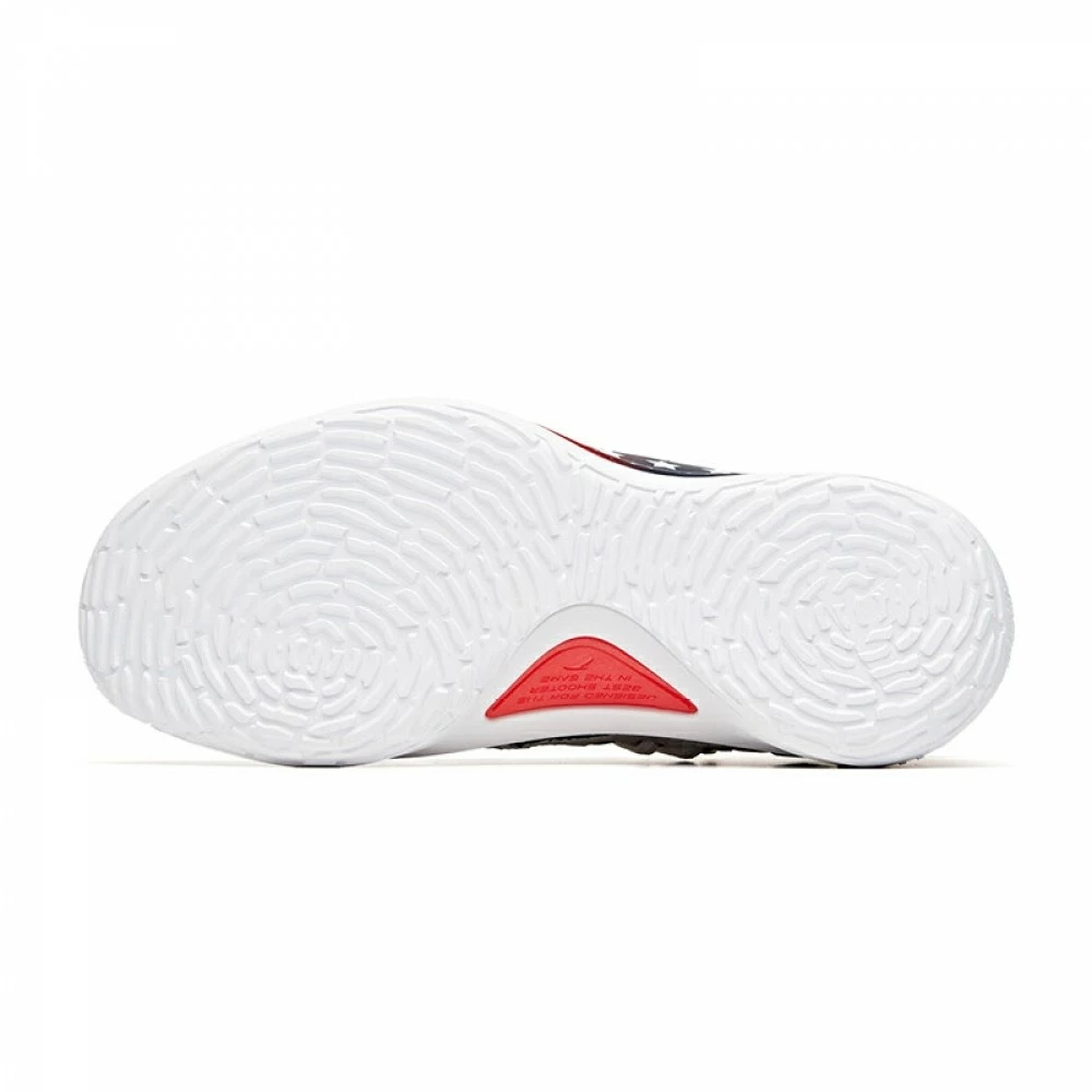 China&Sport Anta KT5 Klay Thompson "Stars And Stripes" Low Basketball Sneakers - White/Red 4 China&Sport Anta KT5 Klay Thompson "Stars And Stripes" Low Basketball Sneakers - White/Red - Image 4