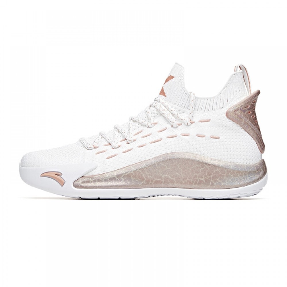 Anta KT5 Klay Thompson 'Home' Low Basketball Sneakers - White/Gold China&Sport Anta KT5 Klay Thompson 'Home' Low Basketball Sneakers - White/Gold -shooos shop 112031102 4 1