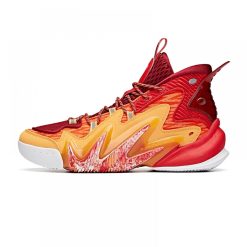 China&Sport Anta Men's Shock The Game 4.0 "Frenzy" 2020 New Basketball Sneakers - Red/Orange -shooos shop 112031602 2 1