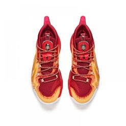 China&Sport Anta Men's Shock The Game 4.0 "Frenzy" 2020 New Basketball Sneakers - Red/Orange