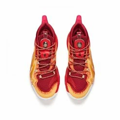 China&Sport Anta Men's Shock The Game 4.0 "Frenzy" 2020 New Basketball Sneakers - Red/Orange