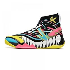China&Sport Anta KT6 Disruptive X Marvel VENOM Basketball Sneakers - Black/Yellow/Pink