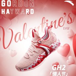 China&Sport Anta GH2 "Valentine's Day" Gordon Hayward 2021 Low Basketball Sneakers