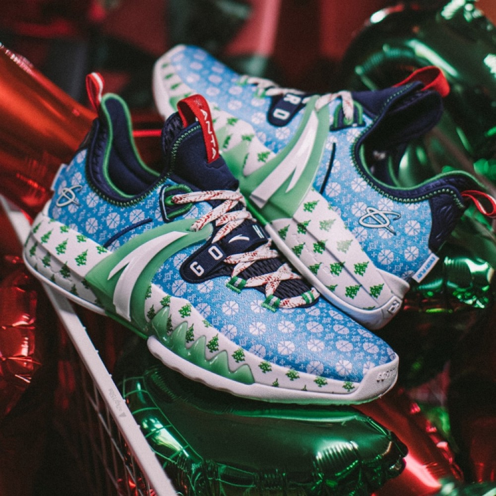 Anta GH2 Gordon Hayward "Christmas" Men's Low Basketball Sneakers China&Sport Anta GH2 Gordon Hayward "Christmas" Men's Low Basketball Sneakers -shooos shop 112111103 3 1