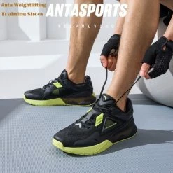 China&Sport Anta 2022 China National Team Men's Weightlifting Training Shoes - Black/Green