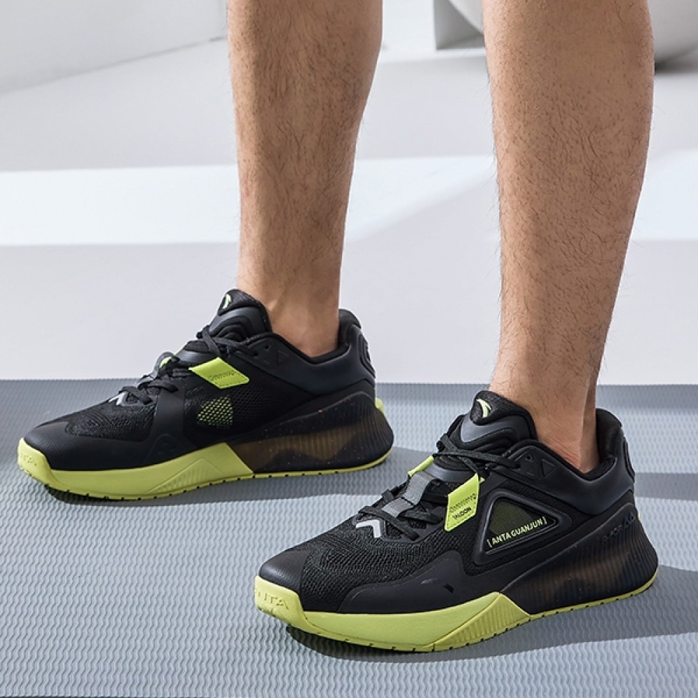 Anta 2022 China National Team Men's Weightlifting Training Shoes - Black/Green China&Sport Anta 2022 China National Team Men's Weightlifting Training Shoes - Black/Green -shooos shop 112227701a 2 2