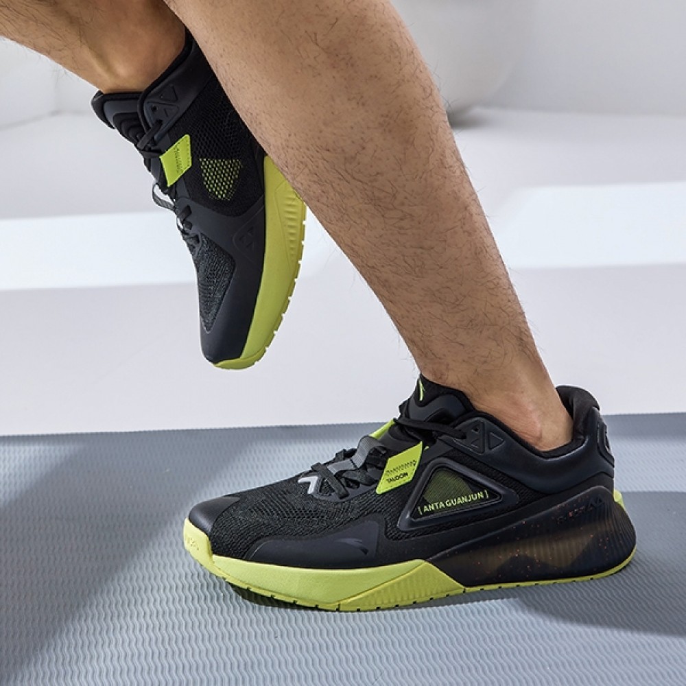 Anta 2022 China National Team Men's Weightlifting Training Shoes - Black/Green China&Sport Anta 2022 China National Team Men's Weightlifting Training Shoes - Black/Green -shooos shop 112227701a 2 23