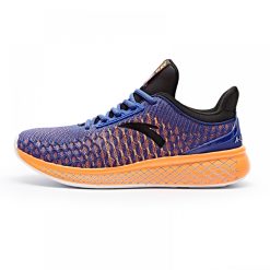 China&Sport Anta 2017 Men's A-LIVEFOAM Cushioning Running Shoes - Blue/Orange/Black -shooos shop 11735521 7 01