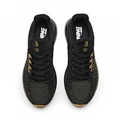 China&Sport Anta 2017 Men's A-LIVEFOAM Cushioning Running Shoes - Black/Gold