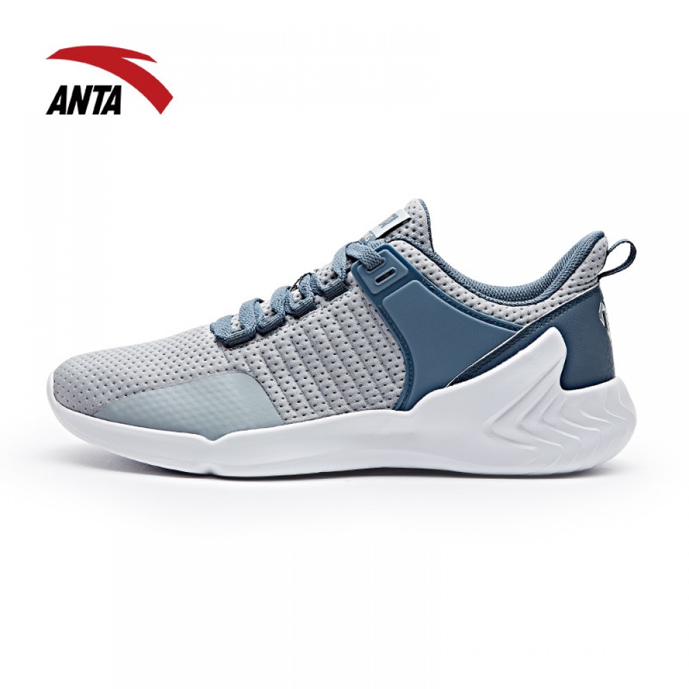 China&Sport 2017 Manny Pacquiao X ANTA Men's Boxing Training Shoes - Grey/White/Blue 4 China&Sport 2017 Manny Pacquiao X ANTA Men's Boxing Training Shoes - Grey/White/Blue - Image 4