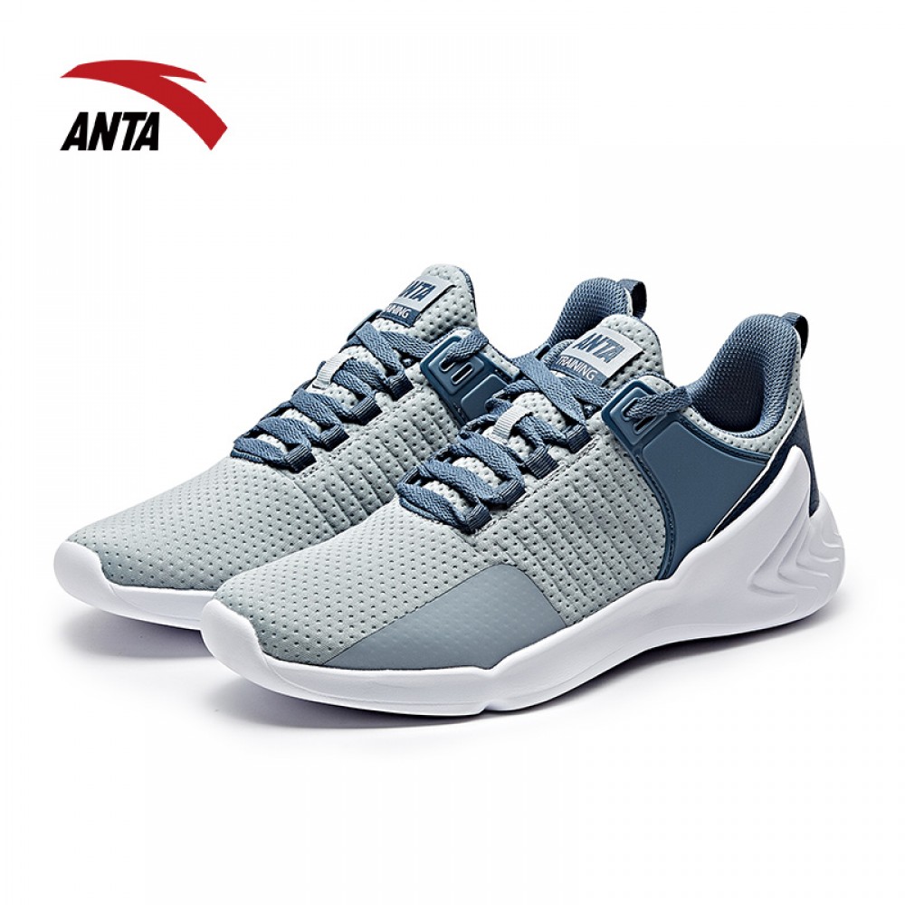 China&Sport 2017 Manny Pacquiao X ANTA Men's Boxing Training Shoes - Grey/White/Blue 2 China&Sport 2017 Manny Pacquiao X ANTA Men's Boxing Training Shoes - Grey/White/Blue - Image 2