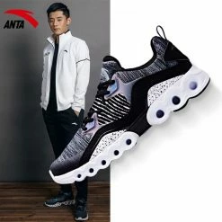 China&Sport 2018 Spring Anta X Zhang Jike A-LOOOP Running Shoes -shooos shop 11745586 black main