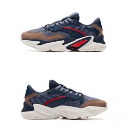 China&Sport Anta 2018 Fall Men's Fashion Casual Retro Shoes | Anta Sports-life Daddy Sneakers - Blue/Grey/White -shooos shop 11838808r blue grey white 6