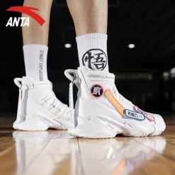 China&Sport Anta 2020 UNCEL FUN 1.0 SHOCK THE GAME Men's Basketball Culture Shoes - White