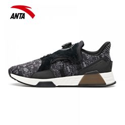 China&Sport Anta 2018 Winter New Men's Cushioning Fashion Casual Shoes - Black/Grey/White