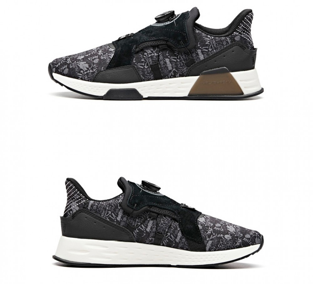 Anta 2018 Winter New Men's Cushioning Fashion Casual Shoes - Black/Grey/White China&Sport Anta 2018 Winter New Men's Cushioning Fashion Casual Shoes - Black/Grey/White -shooos shop 11848800 7 1