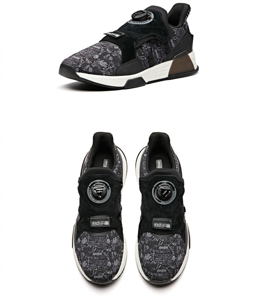 Anta 2018 Winter New Men's Cushioning Fashion Casual Shoes - Black/Grey/White China&Sport Anta 2018 Winter New Men's Cushioning Fashion Casual Shoes - Black/Grey/White -shooos shop 11848800 7 2