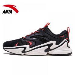 China&Sport Anta 2019 Spring New Men's Stylish Retro Running Sneakers | Anta Daddy Casual Shoes - Black/White