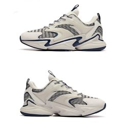 China&Sport Anta 2019 Spring New Men's Stylish Retro Running Sneakers | Anta Daddy Casual Shoes - Grey