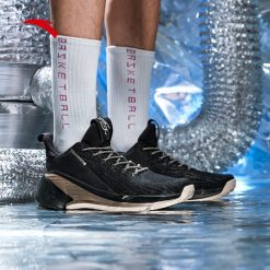 China&Sport Anta KT4 Klay Thompson Final Low "Road" Basketball Shoes - Black/Gold -shooos shop 11931102 1 3