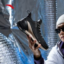 China&Sport Anta KT4 Klay Thompson Final Low "Road" Basketball Shoes - Black/Gold -shooos shop 11931102 1 4