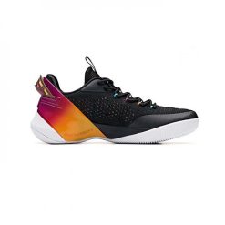 China&Sport 2019 Summer Anta Klay Thompson Shock The Game 3.0 Low Basketball Shoes - Black/Yellow/Purple -shooos shop 11931608 2
