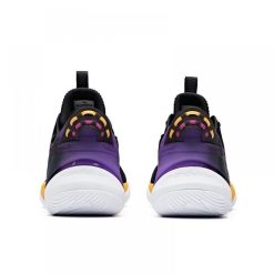 China&Sport 2019 Summer Anta Klay Thompson Shock The Game 3.0 Low Basketball Shoes - Black/Yellow/Purple