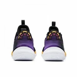 China&Sport 2019 Summer Anta Klay Thompson Shock The Game 3.0 Low Basketball Shoes - Black/Yellow/Purple