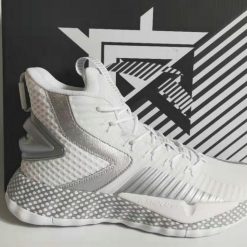 China&Sport Anta Klay Thompson 2019 Winter A-Shock 3.0 Basketball Sneakers - Silver/White