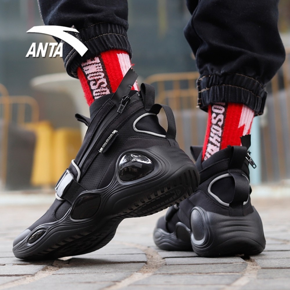China&Sport Anta 2020 Spring "Lunar Eclipse" Fashion Show Casual Sneakers - Black 2 China&Sport Anta 2020 Spring "Lunar Eclipse" Fashion Show Casual Sneakers - Black - Image 2