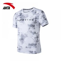 China&Sport 2018 Anta X Manny Pacquiao Personality Men's T-shirts - White -shooos shop 15829145 1 white