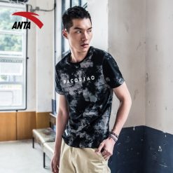 China&Sport 2018 Anta X Manny Pacquiao Personality Men's T-shirts - Black [15829145-2] -shooos shop 15829145 1
