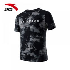 China&Sport 2018 Anta X Manny Pacquiao Personality Men's T-shirts - Black [15829145-2] -shooos shop 15829145 4