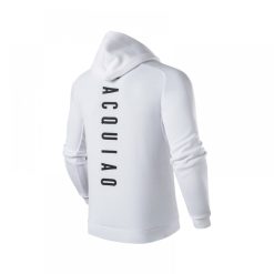 China&Sport Anta 2018 MP Manny Pacquiao Full Zip Slim Fit Hoodie - White
