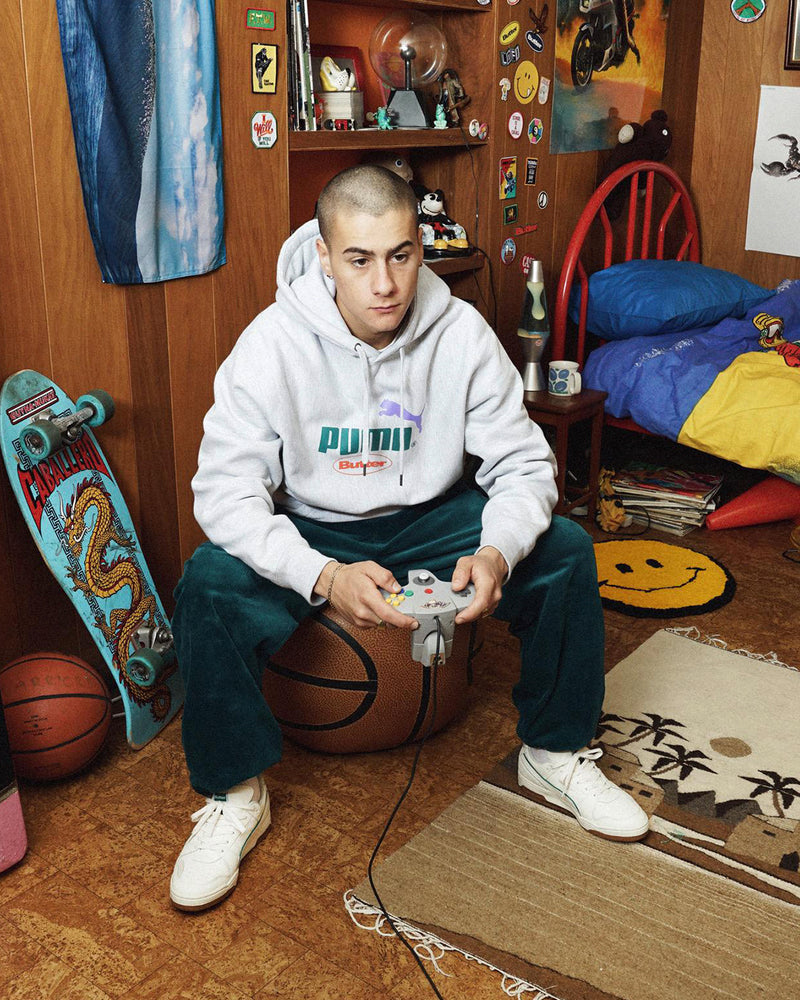 Puma x Butter Goods Hoodie (Light Gray Heather) - S Apparel Puma X Butter Goods Hoodie (Light Gray Heather) - S -shooos shop 21AW Organic Social FB