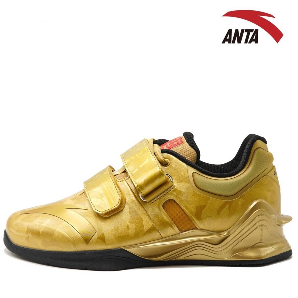 Anta 2022 New Style China National Team Men's Weightlifting Match Shoes - Gold China&Sport Anta 2022 New Style China National Team Men's Weightlifting Match Shoes - Gold -shooos shop 51911220 102 1