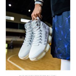 China&Sport Anta X NASA SEEED Men's Professional Basketball Sneakers 4 China&Sport Anta X NASA SEEED Men's Professional Basketball Sneakers -shooos shop 91831190 white 4