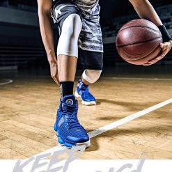 China&Sport Anta X NASA Seeed Series Men's Professional High Top Basketball Sneakers - Blue 8 China&Sport Anta X NASA Seeed Series Men's Professional High Top Basketball Sneakers - Blue -shooos shop 91831198 blue 3