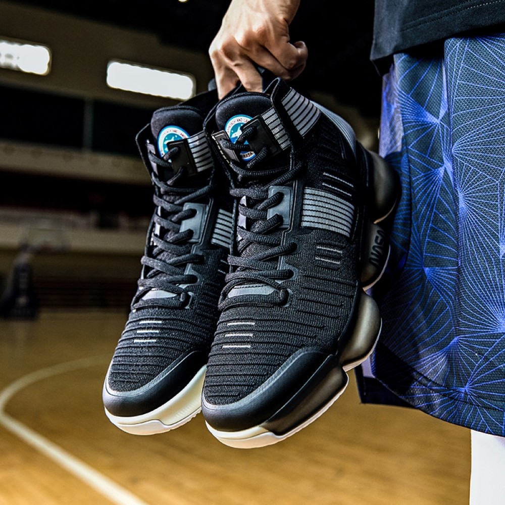 Anta x NASA Seeed Series Men's Professional High Tops Basketball Shoes - Black/Gold China&Sport Anta X NASA Seeed Series Men's Professional High Tops Basketball Shoes - Black/Gold -shooos shop 91831198 3