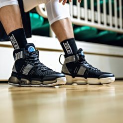 China&Sport Anta X NASA Seeed Series Men's Professional High Tops Basketball Shoes - Black/Gold 4 China&Sport Anta X NASA Seeed Series Men's Professional High Tops Basketball Shoes - Black/Gold -shooos shop 91831198 3 05