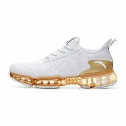 China&Sport 2018 Anta X NASA SEEED Series "Zero Bound" Men's Sports Fashion Sneakers - White/Gold